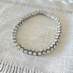 Retired Lia Sophia Social Rhinestone Stretch Bracelet